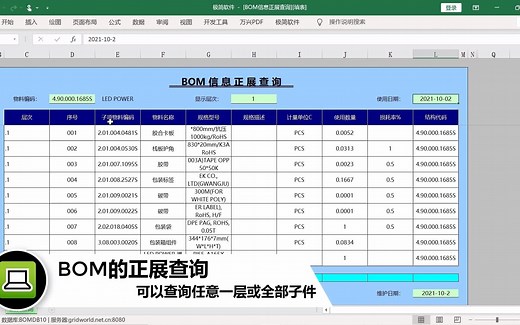 生产管理系统中BOM的设计方法