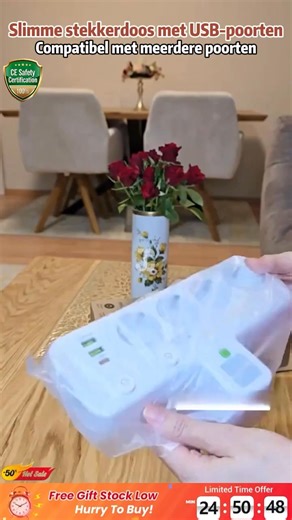 🔌 Smart power strip with USB ports – One cable, everything charged! ⚡ Charge multiple devices simultaneously – power outlets USB in one 📱 Fast and safe – with surge protection and intelligent power distribution 🏠 Space-saving and practical – perfect for home, office and bedroom ✅ Reliable seller | Secure payment 🔒 ✨ Never run out of power outlets again! | Heaneutrorty