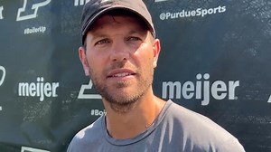 Purdue football camp: offensive coordinator Graham Harrell