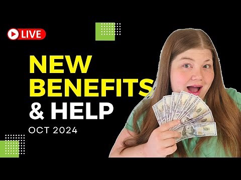 Don't Miss Out! New Benefits & Programs You NEED to Know (All 50 States) | October 2024 Update
