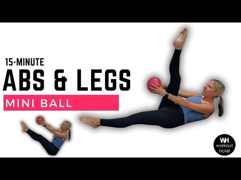 AB & LEG MINI BALL BLAST | 15- Minute Workout