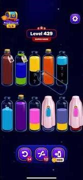 Magic Sort Level 429 - An easier “Super Hard Level” (No Sound)