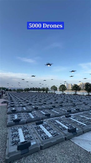 5,000 drones. Auto takeoff. Stable hover. Precision docking.
