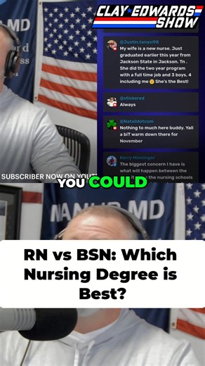 Get your RN in 2 years with an ADN, pass the NCLEX, and start earning while BSN classmates are still in lectures. Bridge to BSN later with affordable online programs. Start ADN → work 2 years → cheap online BSN → hit year 4 with experience and higher pay. #NursingHacks #ADNtoBSN #FastTrackRN #SmartNursing #RNtoBSN #NursingCareer | Clay Edwards