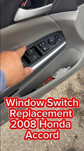 Replace Window Switch on 2008 Honda Accord #window #switch #honda #accord #tutorial
