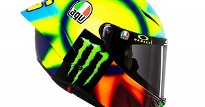 Rossi mantém sol e lua, mas mostra novo layout em capacete para 2021