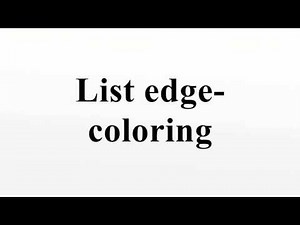 List edge-coloring