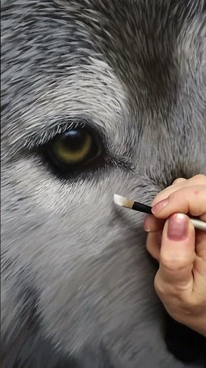 I Painted a Wolf in Oils! #oilart #animal #oilpainting #wolf #wildlifeartists #realismart #art
