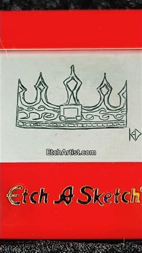 From Medieval Times comes my new Etch A Crown! (World's Smallest Etch A Sketch not included)