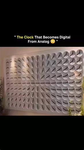 roboworks🤖 on Instagram: "Time transforms before your eyes as analog mechanics meet digital precision ⏰✨ This unique clock starts as a traditional analog timepiece, with hands and gears, and then shifts seamlessly into a digital display. At first glance, it looks like a normal mechanical clock, but hidden mechanisms and microcontrollers manipulate the hands and dials to create numbers and patterns readable as digital time. The design combines centuries-old gear engineering with modern electroni