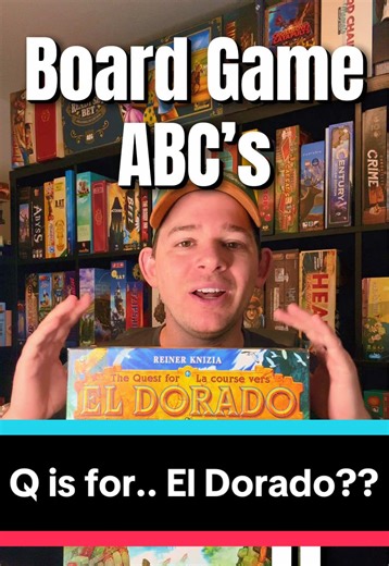 Board Game ABC’s - Q is for… Quest for El Dorado! Let me know your favorite letter Q game! #boardgames #familygames #tabletopgames #gamenight #gamereview