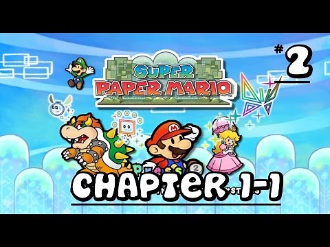 Super Paper Mario - Chapter 1-1 - Walkthrough - No Commentary