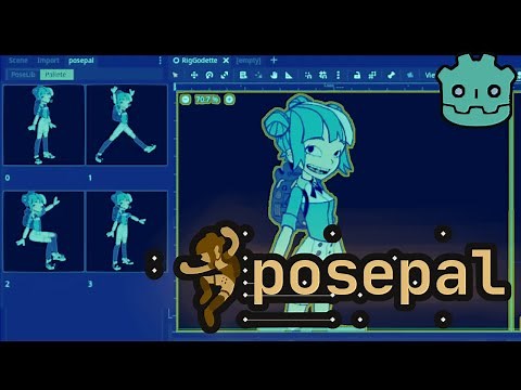 New Godot Animation Addon - Posepal Demo