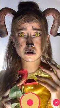 Disney princesses gone wrong: Belle from Beauty and the Beast 🌹 #disney #makeup #sfx