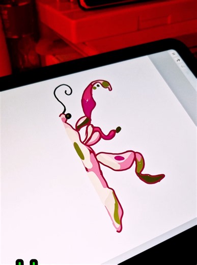 مش راسمة 🥲 #creatorsearchinsights #ipad #artchallenge #art #digitalart