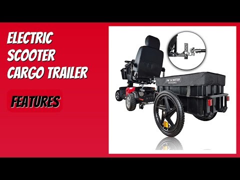 REVIEW (2026): Electric Scooter Cargo Trailer. Features