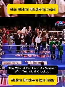 Wladimir Klitschko vs Ross Puritty #boxing #boxing🥊 | Boxing Classic TV