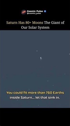 Saturn Could Fit 760 Earths Inside It! 😱 #shorts #trending #viral #space #cosmos #moon