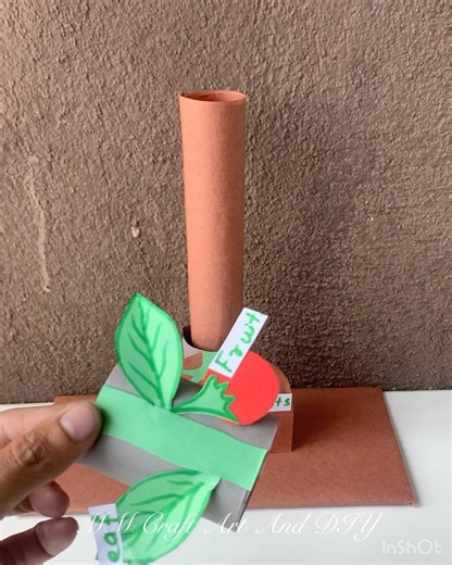 Parts Of plants TLM/ Parts Of Plants Science Project Easy #schoolproject