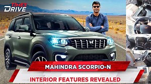 All-New Mahindra Scorpio-N | Interior Details Revealed | Newsbrake | Times Drive