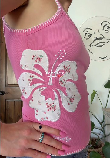 Hibiscus Patchwork Tank Top — Summer's Must-Have Style