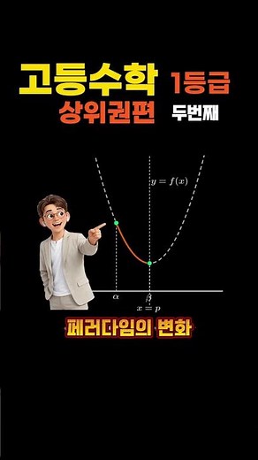고등 수학 1등급의 비밀 두번째, 이차함수와 모의고사 변형 #수학 #고등수학 #1등급 #상위권수학 #고1수학 #입시 #공통수학