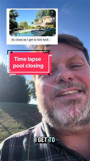 Pool closing season 😕 #timelapse #friendship #swimmingpools