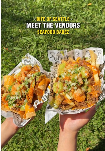 Home cooking straight to you! 😁❤️ Get a taste of @seafoodbabez famous surf & turf cheese crusted burritos, tacos, and more! Using a special homemade spice blend in their food, they incorporated their traditional Mexican flavors to their surf and turf menu. You don't want to miss out on this and the perfect cheese crusted burrito at the Bite of Seattle! 😋 🗓️ July 25-27, 2025 🕐 Fri/Sat: 10am-9pm | Sun: 10am-8pm 📍 Seattle Center (305 Harrison St. Seattle, WA) 🎟️ Free Admission #biteofseattle