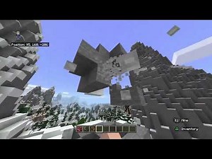 Building Elsa's Ice Palace #1 - Minecraft Frozen Elsa's Ice Castle Tutorial - Site Prep