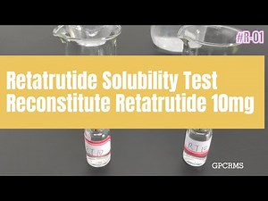 Retatrutide Solubility Test – Let's Reconstitute Reta 10mg!