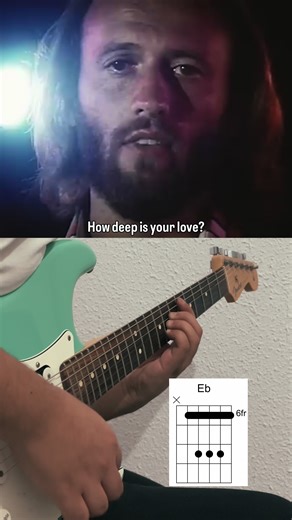 How Deep Is Your Love - Guitar Cover. #fyp #guitar #beegees #howdeepisyourlove #sanvalentin