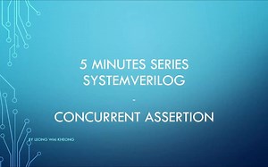 SystemVerilog每天5分钟 - 17a Concurrent Assertions