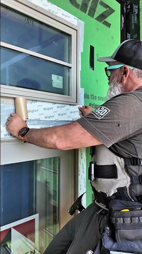 To Tape or Not to Tape? Window install! #carpenter #diy
