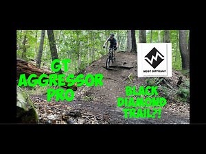 GT AGGRESSOR PRO rides black diamond trail!