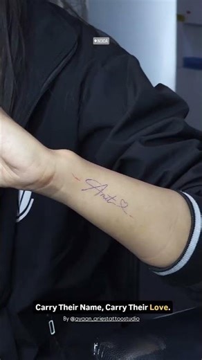 Amit Name Script Tattoo ✨ | Best Tattoo Studio in Noida