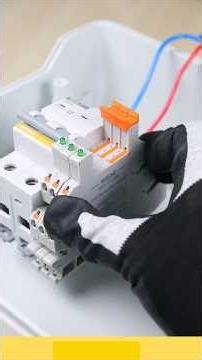 Second Challenge: Installing Relay Module on a DIN Rail#electrician #viralvideo