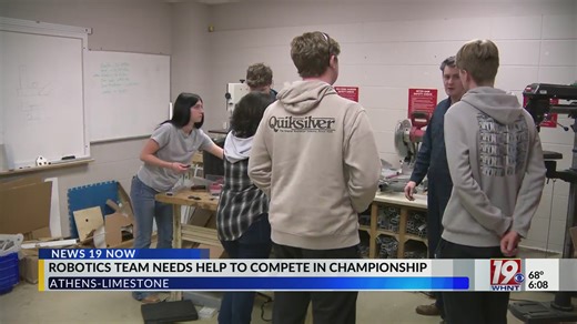 Robotics Team Needs Help to Compete in Championship | March 24, 2025 | News 19 at 6 p.m.