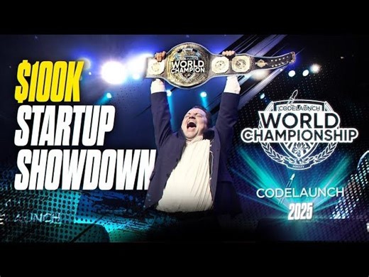 Watch Worlds Best Startups Battle LIVE for $100K — CodeLaunch World Championship 2025: The Show | CodeLaunch Accelerator