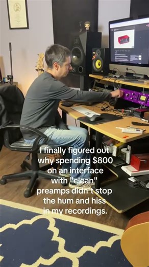 Why Your $800 Audio Interface Still Has Hum and Hiss #audiotips #mixingengineer #homerecording