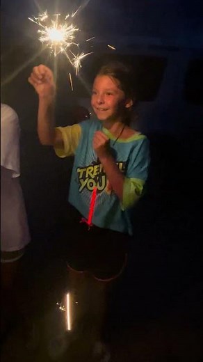 Star ⭐️ spangled banner and sparklers 🧨