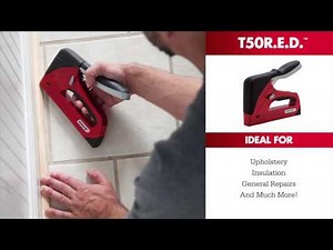 T50RED Professional Staple Gun & Nailer