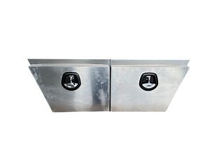 [Hot Item] 800mm Truck Camper Aluminum Ute Canopy Dog Box Cage Tool Box with Two Doors