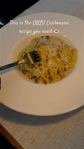 I Made REAL Carbonara in 10 Minutes… Better Than a Restaurant! 🤯🍝