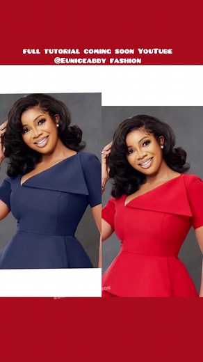 Easy way to achieve the winged collared neckline #patterndraftingclass #dresstutorials #dresstutorial #howtosew #sewingtutorial