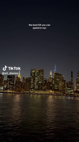 Nighttime Ferry Ride in NYC