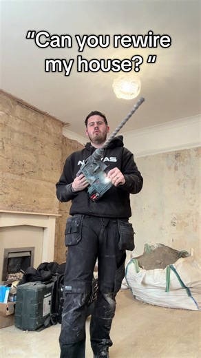 Can you rewire my house #electrician #apprentice #sparky #diy #rewire | electrician