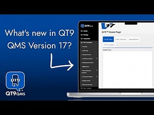 QT9 QMS | Version 17 - What's New?