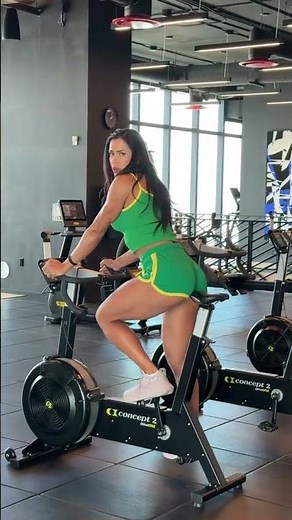 Intense Bike Workout 🔥 Booty Burn & Cardio in the Gym #BootyWorkout #BikeWorkout #CardioWorkout