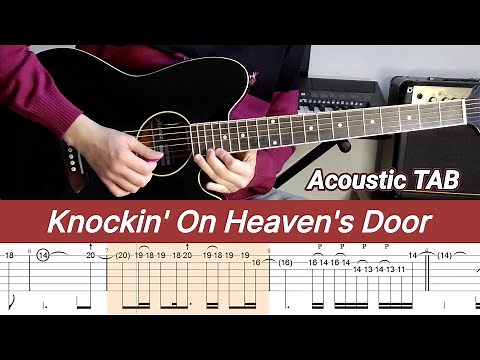 Guns N' Roses - Knockin' On Heaven's Door (Acoustic Guitar lesson with TAB)