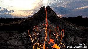 Volcano contact metamorphism on Make a GIF